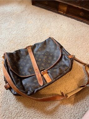 Louis Vuitton Brown Monogram Canvas Crossbody Messenger